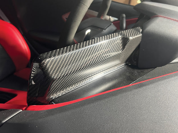 2020+ CORVETTE C8 CARBON FIBER RADIO GPS NAVIGATION SCREEN COVER